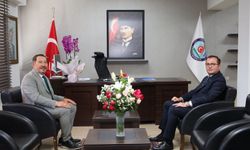 Dinar Belediye Başkanı Topçu’dan Kaymakam Akgül’e Hayırlı Olsun Ziyareti