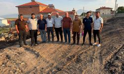 Bolvadin Taşağıl'daki Tarla Yangınının Ardından Geçmiş Olsun Ziyareti