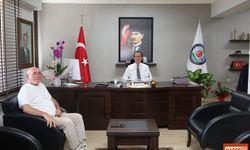 Dinar Kaymakamı Mehmet Naim Akgül, Şehit Babası Mehmet Bayrakçı’yı Makamında Ağırladı