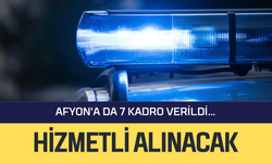 Afyonkarahisar'a 7 Kadro! Emniyet Genel Müdürlüğü 500 Personel Alımı Yapacak