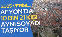 TÜİK 2025 Verileri: Afyon'da 10 Bin 21 Kişi Aynı Soyadı Taşıyor! İşte İlk 5