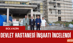 Milletvekili Taytak ve Başkan Aynacı, Bolvadin Devlet Hastanesi İnşaatını İnceledi