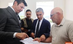 Vali Naci Aktaş, Çay İlçe Emniyet Müdürlüğü İnşaatını İnceledi