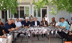 Ali Özkaya, Vali Yardımcısı İhsan Ayrancı, Belediye Başkanı Topçu'dan Dinar Doğanlı Köyü'ne Ziyaret