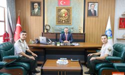 Sandıklı’da Başkan Öztaş’a Askerlik Şubesinden Ziyaret