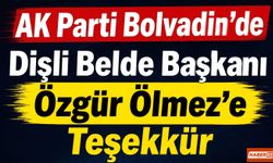 AK Parti Bolvadin’de Dişli Belde Başkanı Özgür Ölmez’e Teşekkür