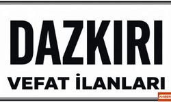 Dazkırı’da 15 Ağustos 2026 Cenaze İlanları Açıklandı