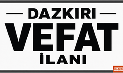 Dazkırı 16 Ağustos cenaze ilanı