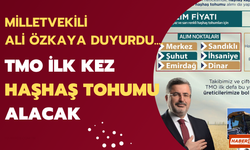 Milletvekili Ali Özkaya Duyurdu: TMO İlk Kez Haşhaş Tohumu Alacak