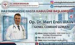 Emirdağ Devlet Hastanesi'nde Genel Cerrahi Uzmanı Hasta Kabulüne Başladı