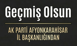 AK Parti Afyonkarahisar'dan Dolu Yağışı İçin Geçmiş Olsun Mesajı