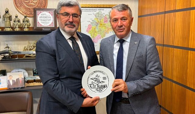 Ali Özkaya'ya Bayat'tan Ziyaret