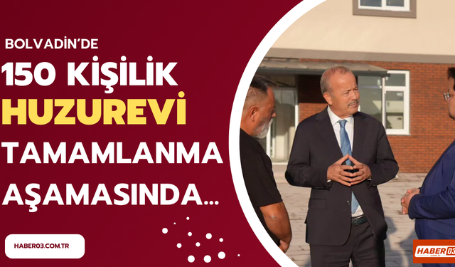 Bolvadin 150 Kişilik Huzurevi Tamamlanma Aşamasında