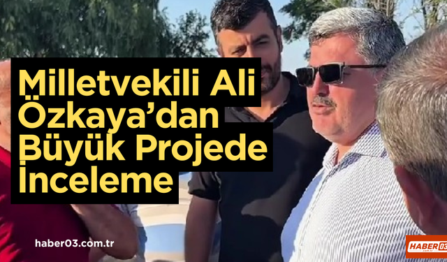 Milletvekili Ali Özkaya’dan Büyük Projede İnceleme: Çay - Karaadilli - Dinar Yolunda Çalışmalar Sürüyor