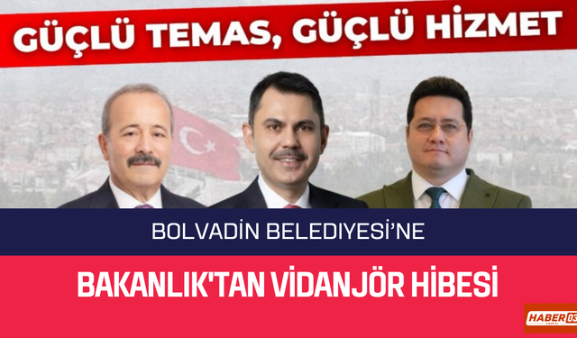 Bolvadin Belediyesi’ne Bakanlık'tan Vidanjör Hibesi
