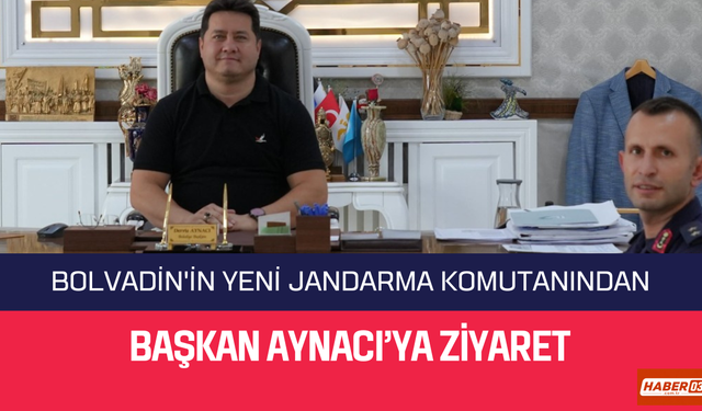Bolvadin'in Yeni Jandarma Komutanından Başkan Aynacı’ya Ziyaret