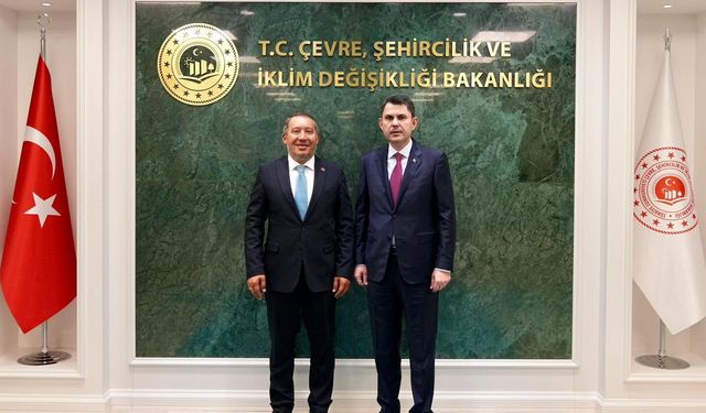 Dinar Belediye Başkanı Veysel Topçu Bakan Murat Kurum’u Ziyaret etti