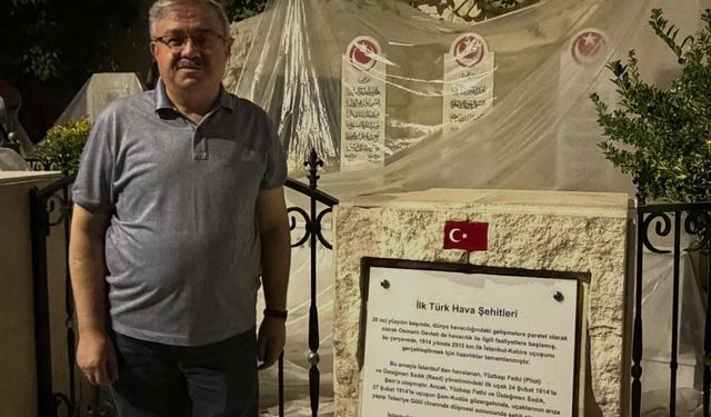 Afyon Milletvekili Yurdunuseven Şam'da Hava Şehitleri Fethi, Sadık ve Nuri Bey'in Kabrini Ziyaret Etti