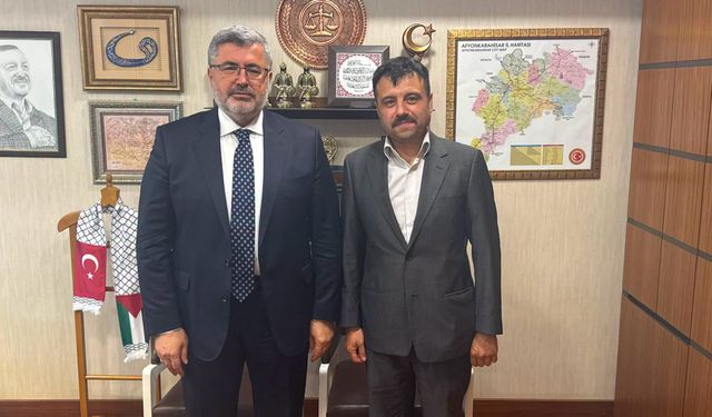 Dinar Tatarlılı Kerim Koçdemir’den Milletvekili Özkaya’ya Meclis Ziyareti