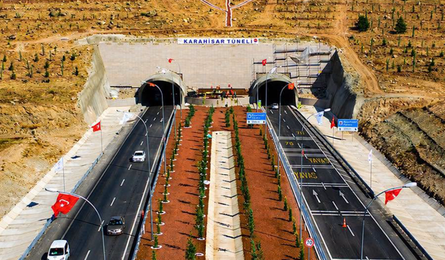 Karahisar Tüneli 9 yıldır güvenli ulaşım sağlıyor