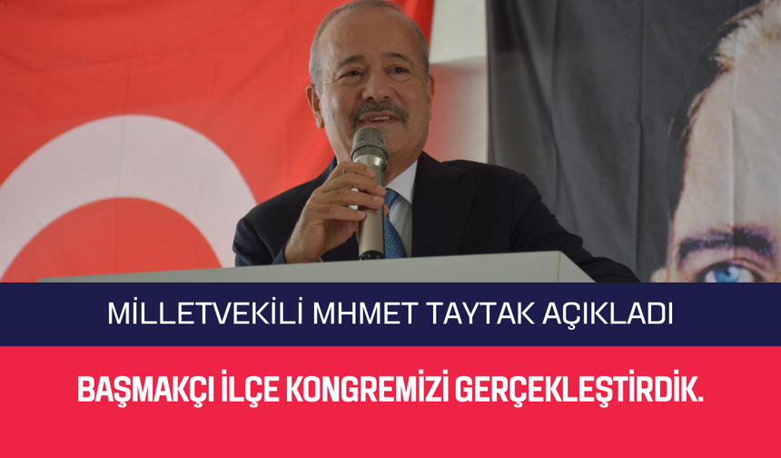 MHP Başmakçı İlçe Kongresi Gerçekleştirildi