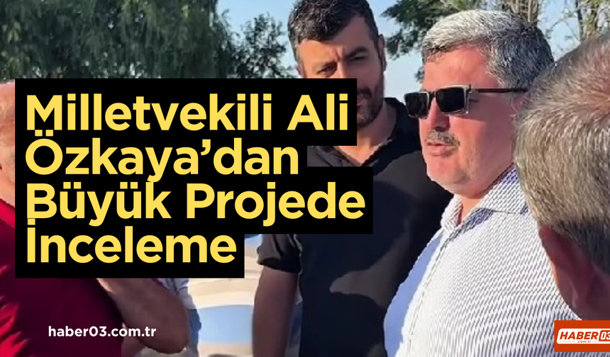 Milletvekili Ali Özkaya’dan Büyük Projede İnceleme: Çay - Karaadilli - Dinar Yolunda Çalışmalar Sürüyor