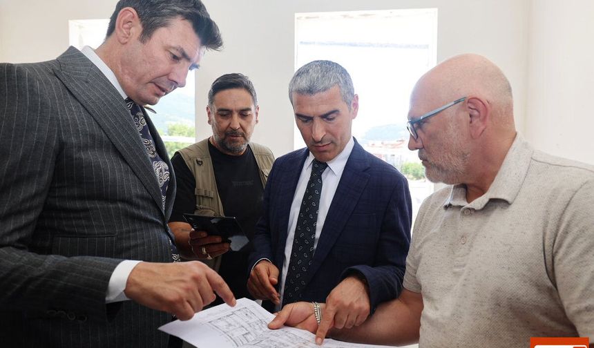 Vali Naci Aktaş, Çay İlçe Emniyet Müdürlüğü İnşaatını İnceledi