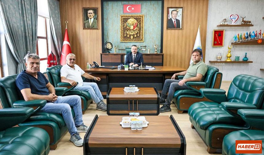 Kaymakçı Eski Belediye Başkanı Halil Güler'den Başkan Adnan Öztaş'a Ziyaret