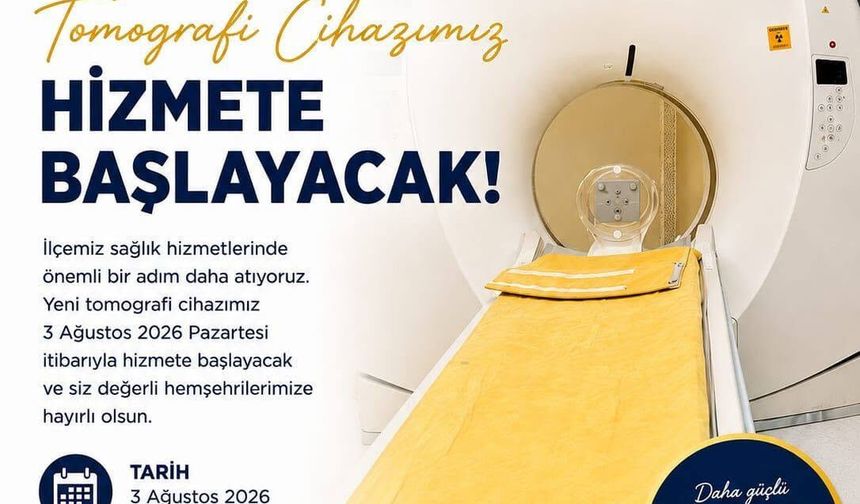 Afyonkarahisar Çay Devlet Hastanesi'nde Tomografi Cihazı Hizmete Giriyor