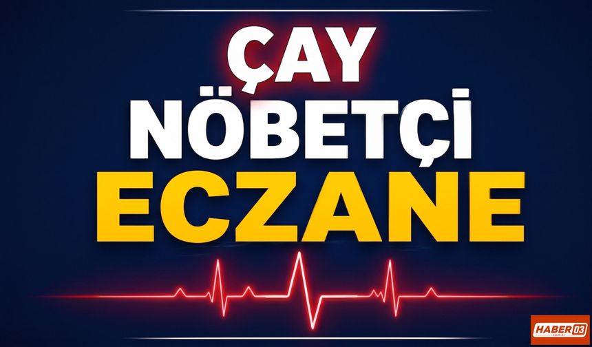 Çay’da 14 Ağustos Cuma Nöbetçi Eczane: Yalçın Eczanesi