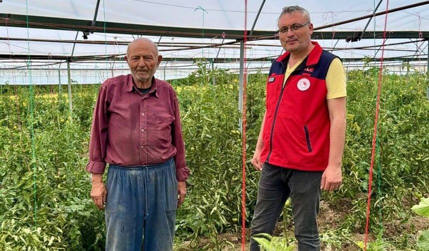 Çay İlçe Tarım ekipleri sahadaydı