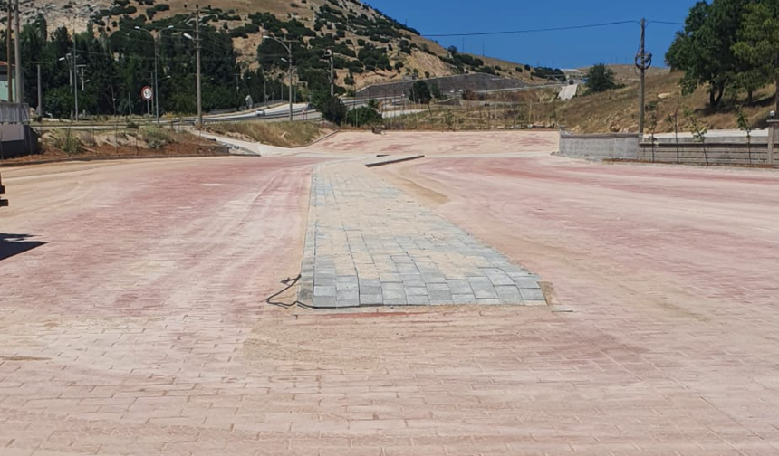 Dinar Suçıkan Dinlenme Tesisi'nde Yeni Otopark Hizmete Hazır