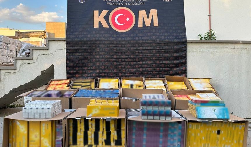 Afyonkarahisar'da Kaçak Sigara Operasyonu