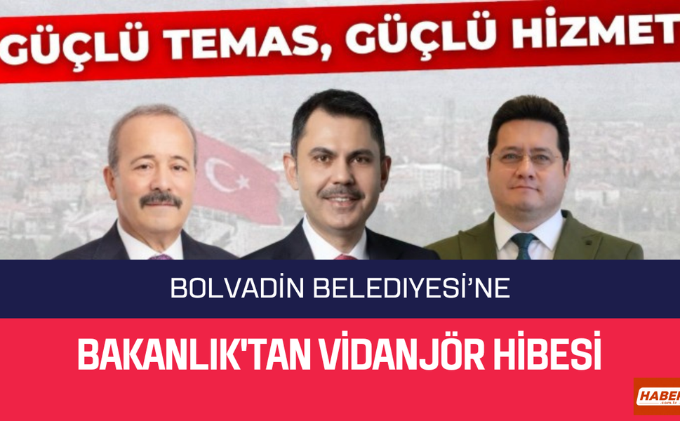 Bolvadin Belediyesi’ne Bakanlık'tan Vidanjör Hibesi