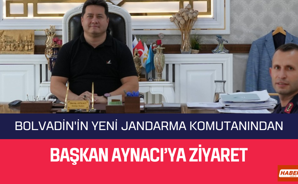 Bolvadin'in Yeni Jandarma Komutanından Başkan Aynacı’ya Ziyaret