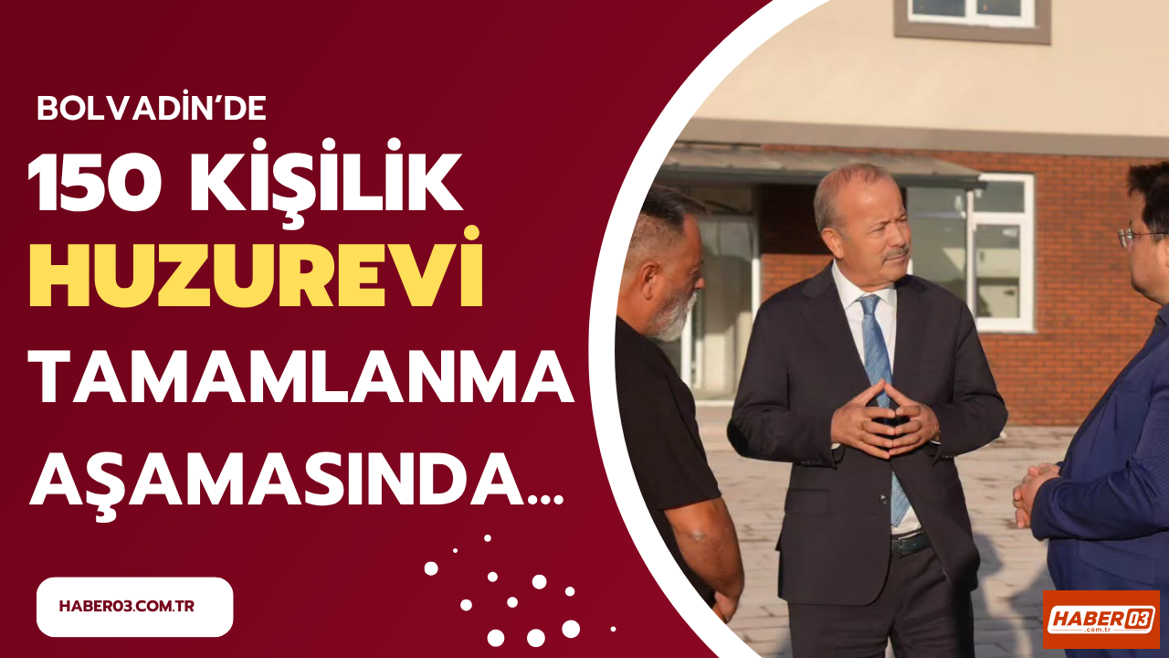 Bolvadin 150 Kişilik Huzurevi Tamamlanma Aşamasında