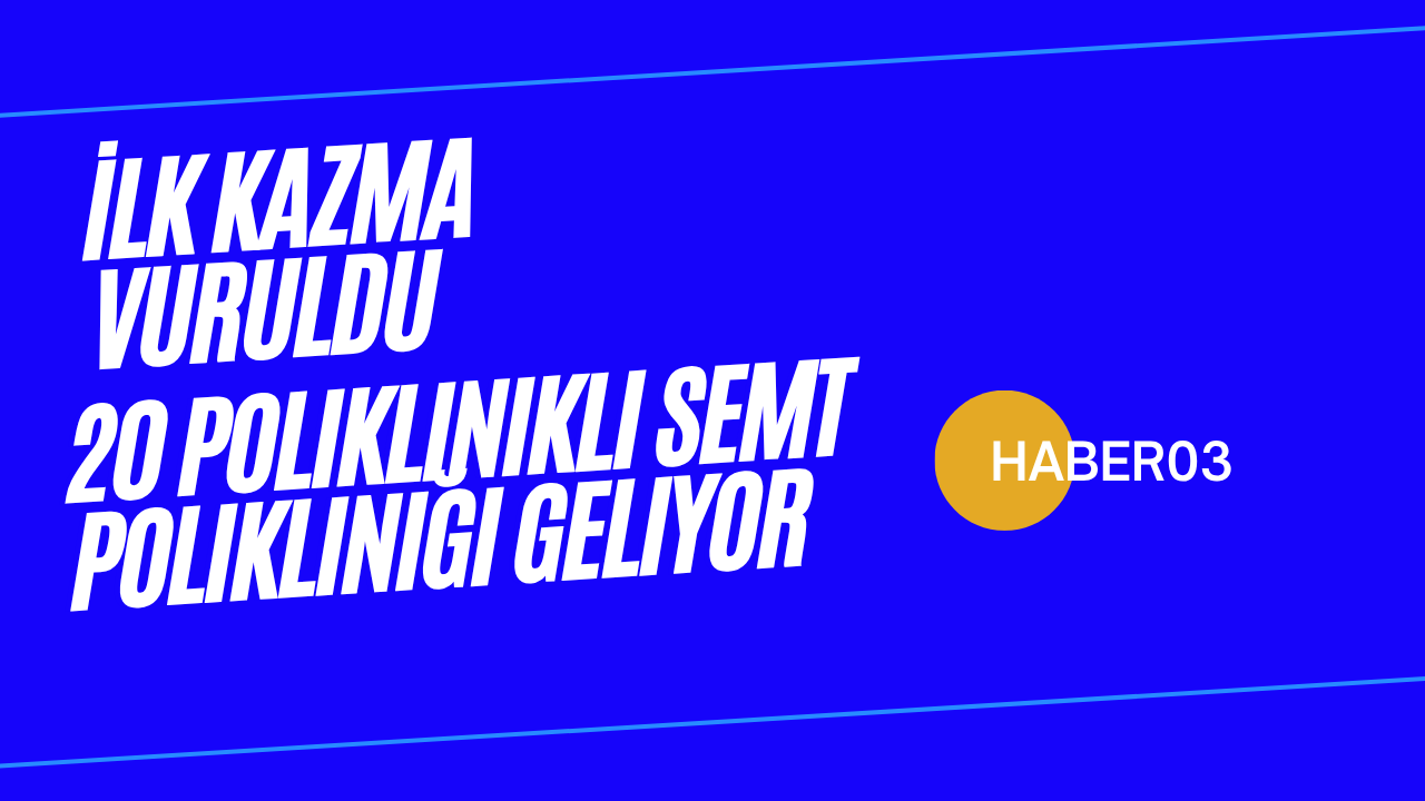 Afyon’da Yeni Dönem Başlıyor: 20 Poliklinikli Semt Polikliniği Geliyor