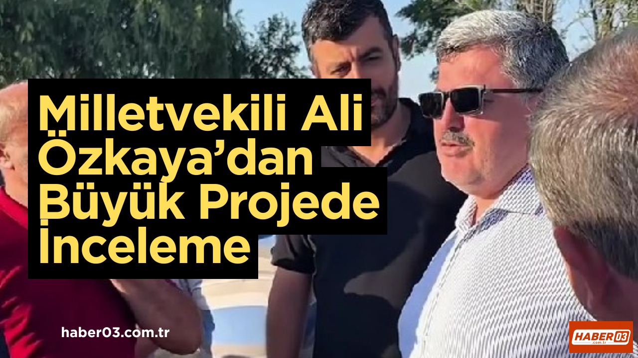 Milletvekili Ali Özkaya’dan Büyük Projede İnceleme: Çay - Karaadilli - Dinar Yolunda Çalışmalar Sürüyor