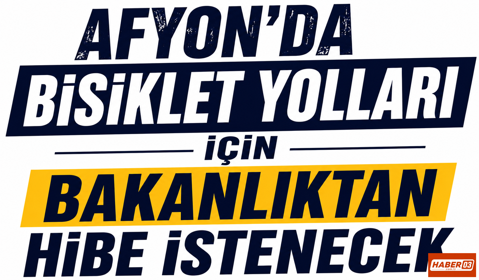 Afyon’da Bisiklet Yolları İçin Bakanlıktan Hibe İstenecek